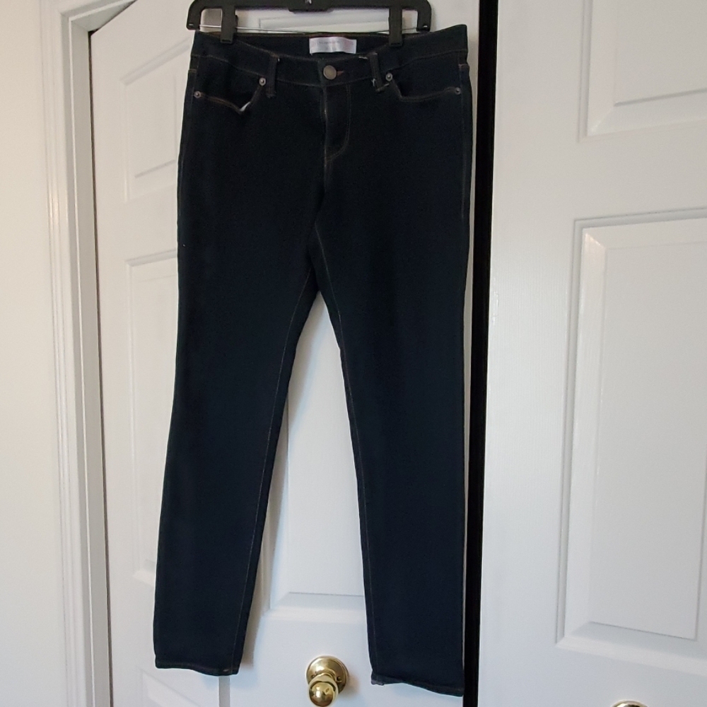Dark blue jeans